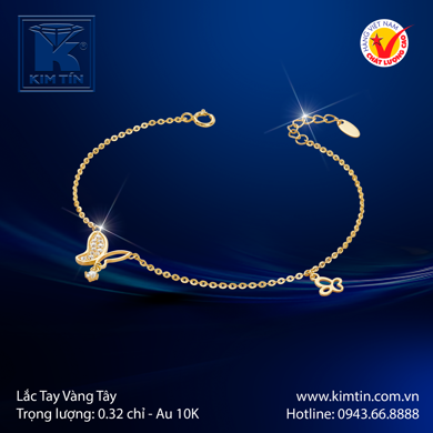 Lắc tay Vàng tây Cao cấp