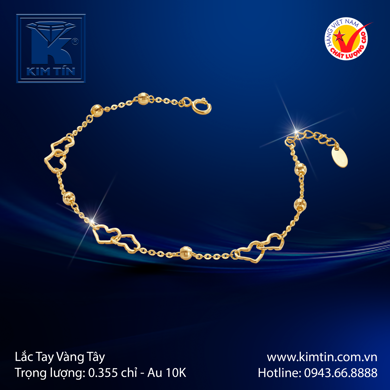 Lắc tay Vàng tây Cao cấp