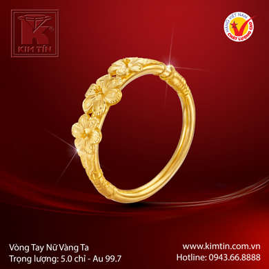 Vòng tay Nữ Vàng 24K 