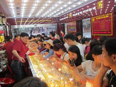 Thông tin thị trường vàng sáng 22.8.2017: Vàng thế giới tiếp tục tăng, trong nước chững giá