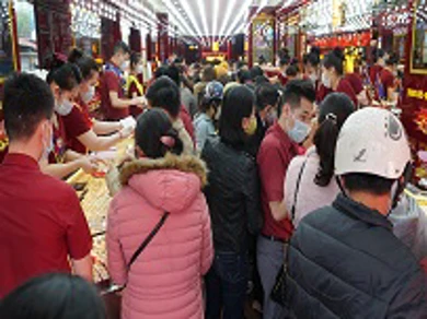 Bản tin thị trường vàng sáng 10/2: Phiên Thần tài, giá vàng tương đối ổn định