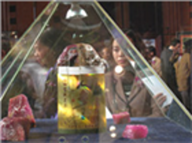 Trưng bày viên đá quý lớn nhất Việt Nam