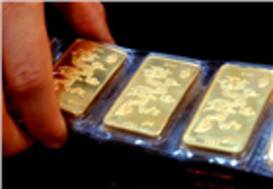 Vàng mất giá 400.000 đồng