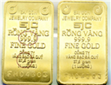 Xuất hiện vàng miếng SJC giả