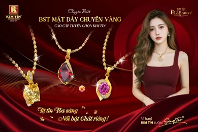 Tư vấn chọn dây chuyền vàng tây mùa hè: Nhẹ nhàng, tinh tế và luôn tỏa sáng