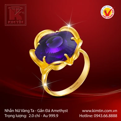 Nhẫn Nữ Vàng 24K