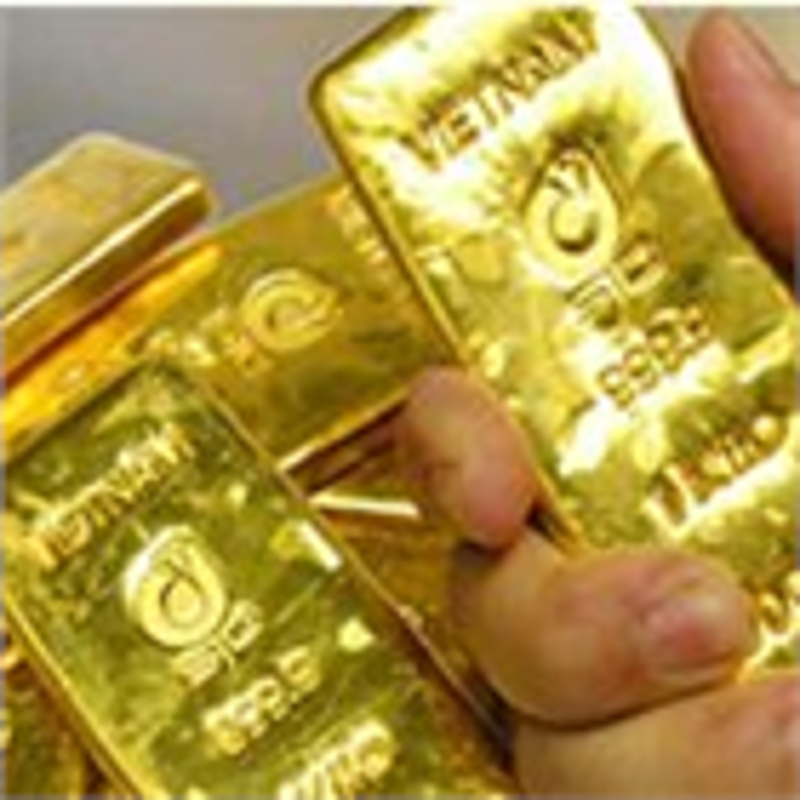 Giá vàng giảm 10.000 đồng mỗi chỉ